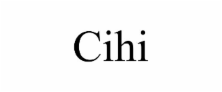 CIHI trademark