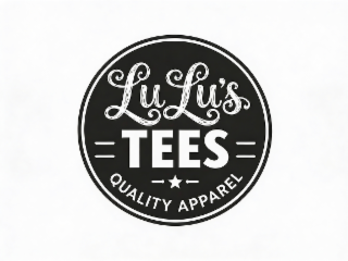 LU LU'S TEES = QUALITY APPAREL trademark