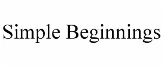 SIMPLE BEGINNINGS trademark
