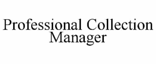 PROFESSIONAL COLLECTION MANAGER