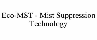 ECO-MST - MIST SUPPRESSION TECHNOLOGY
