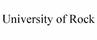 UNIVERSITY OF ROCK