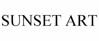 SUNSET ART trademark