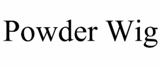 POWDER WIG