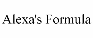 ALEXA'S FORMULA