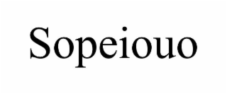 SOPEIOUO