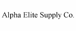 ALPHA ELITE SUPPLY CO.