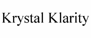 KRYSTAL KLARITY
