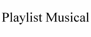 PLAYLIST MUSICAL