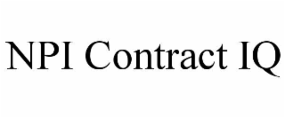 NPI CONTRACT IQ
