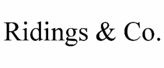 RIDINGS & CO.