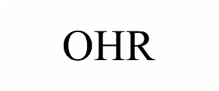 OHR