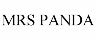 MRS PANDA