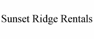 SUNSET RIDGE RENTALS