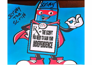SCRIPTY THE SCRIPT, "SCRIPTY", CSRX, RX THE SCRIPT YOU NEED TO GAIN YOUR INDEPENDENCE