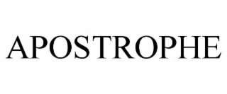 APOSTROPHE
