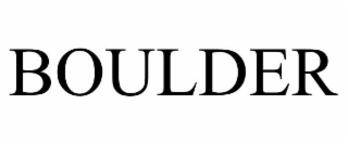 BOULDER