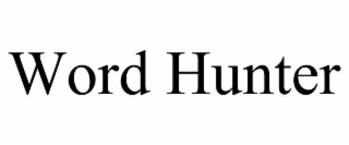 WORD HUNTER