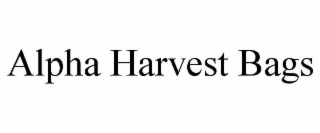 ALPHA HARVEST BAGS