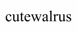 CUTEWALRUS