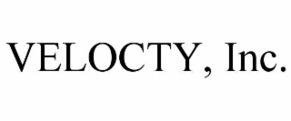 VELOCTY, INC.