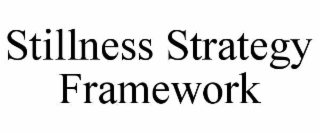STILLNESS STRATEGY FRAMEWORK