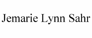 JEMARIE LYNN SAHR