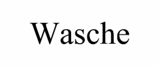 WASCHE