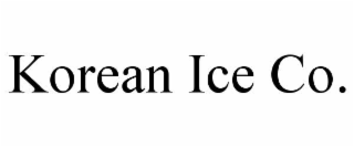 KOREAN ICE CO. trademark
