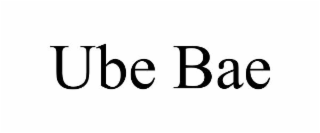 UBE BAE trademark