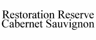 RESTORATION RESERVE CABERNET SAUVIGNON trademark