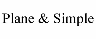 PLANE & SIMPLE