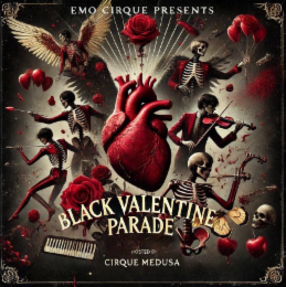 EMO CIRQUE PRESENTS BLACK VALENTINE PARADE HOSTED BY CIRQUE MEDUSA