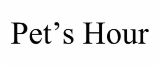 PET’S HOUR