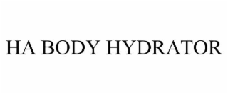 HA BODY HYDRATOR