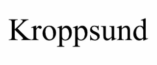 KROPPSUND