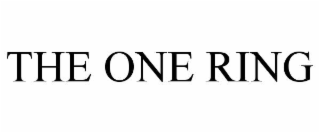 THE ONE RING