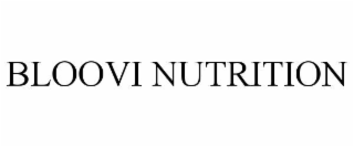 BLOOVI NUTRITION
