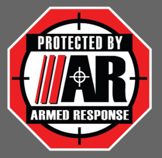 AR PROTECTED BY ARMED RESPONSE