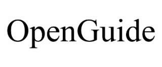 OPENGUIDE trademark