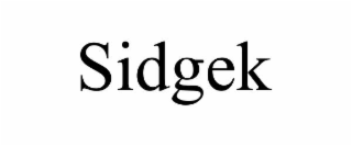 SIDGEK