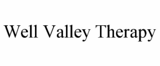 WELL VALLEY THERAPY