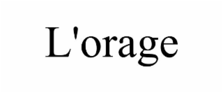 L'ORAGE