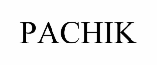 PACHIK trademark