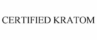 CERTIFIED KRATOM trademark