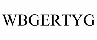 WBGERTYG trademark