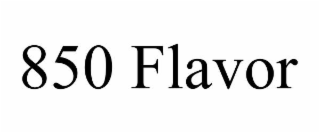 850 FLAVOR trademark