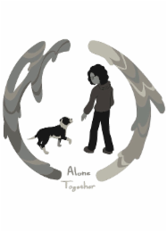 ALONE TOGETHER AND THE LEFT SYMBOL IS THE LETTER A AND THE RIGHT SYMBOL IS THE LETTER T trademark