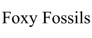 FOXY FOSSILS trademark