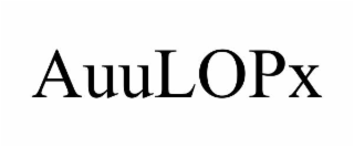 AUULOPX trademark